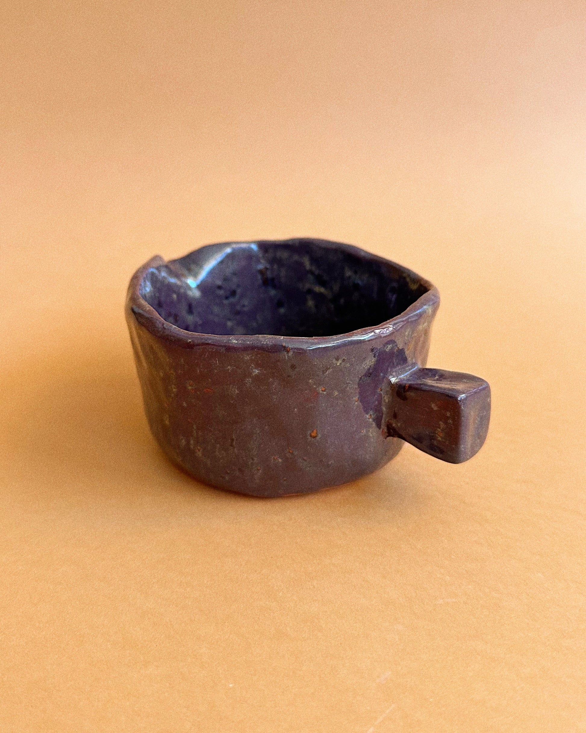 Jarra Cerámica Artesanal Berenjena