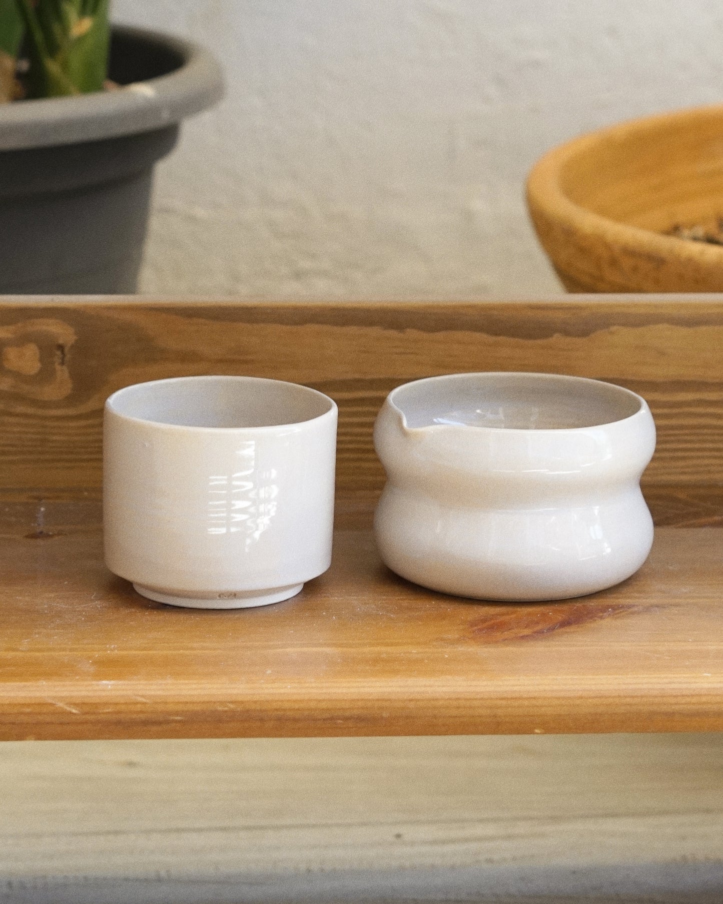Set de Matcha Gris Perlado