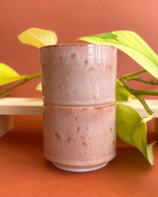 Taza Apilable Rosa