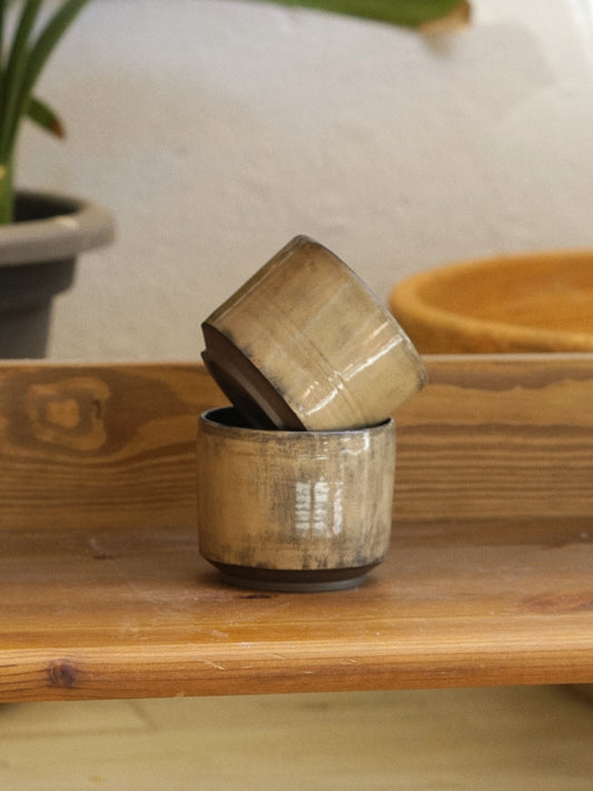 Taza Apilable Beige